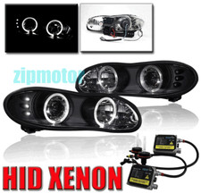 98-02 Chevy Camaro Black Projector Headlights6000k Hid