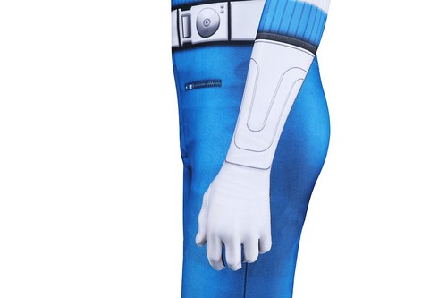 Costume cosplay Johnny Storm Human Torch The Fantastic Four body Zentai - Foto 16 di 20