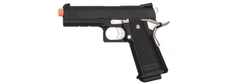 Golden Eagle IMF 3301 OPS-M.RP HiCapa Semi-Auto GBB Metal Pistol, BK Airsoft Gun