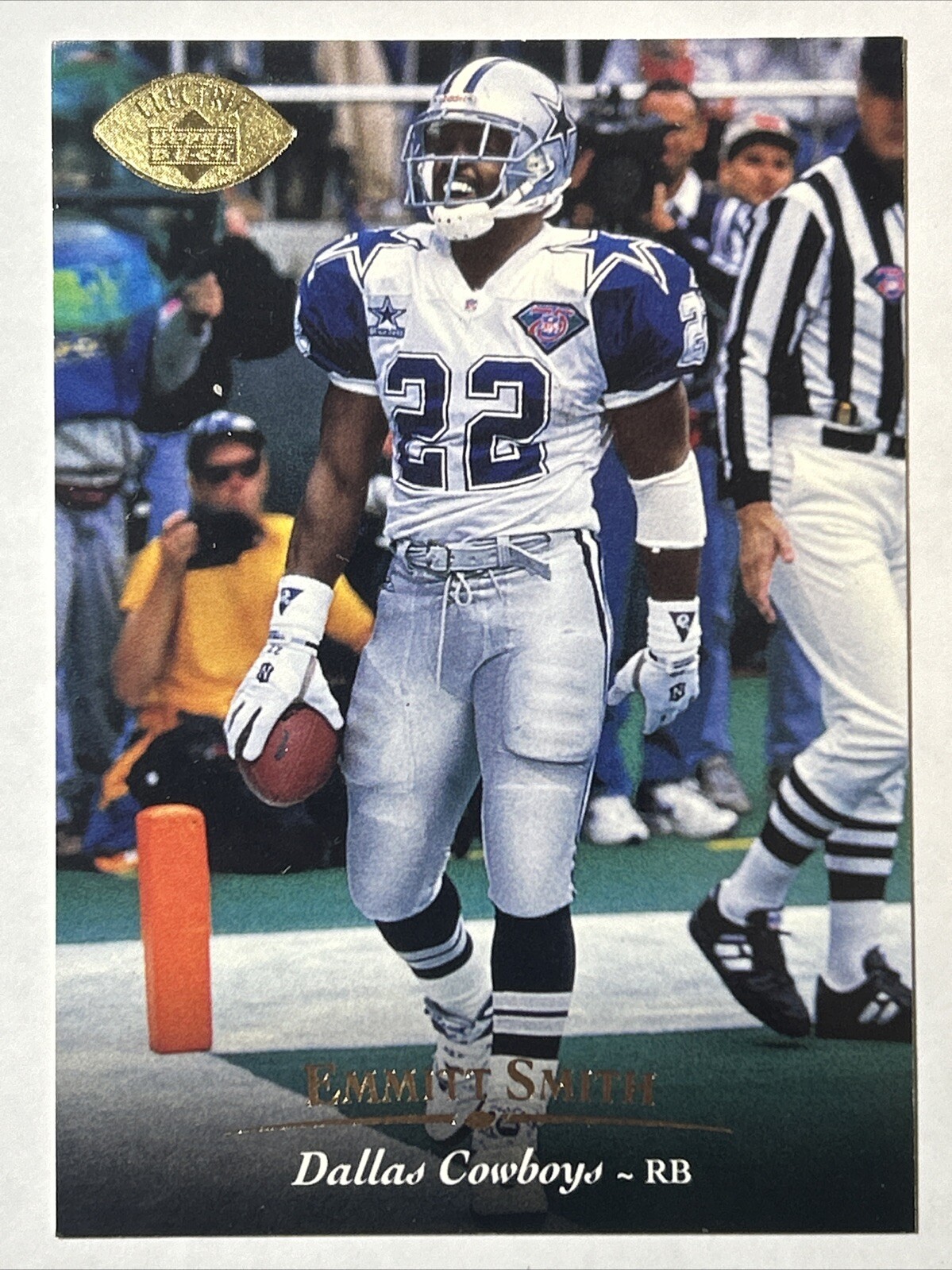 1995 Upper Deck Electric Gold, Emmitt Smith, Card #200, Dallas Cowboys