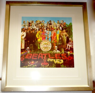THE BEATLES SGT PEPPER'S PETER BLAKE SIGNED NUMBERED OFFICIAL