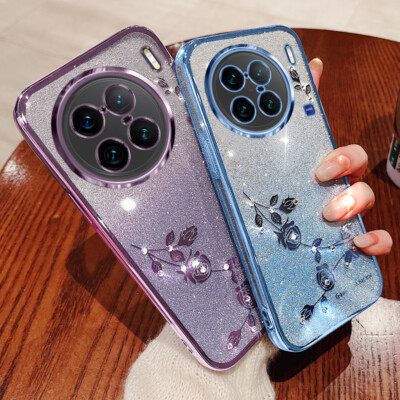 For ViVO X90 Pro+ Plus Luxury Bling Fashion Glitter Soft TPU Clear Case Cover