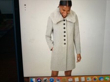 Club Monaco Nwot $428 Rania Heather Grey Coat Size Xs
