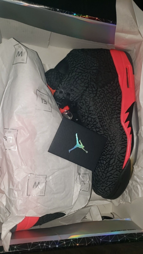 Air Jordan Retro 5 Lab 3 - Black/Infrared Size 11 Men’s - Picture 1 of 6