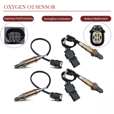 Set of 4 Oxygen O2 Sensors For 2012-2020 Ford F-250 F-350 Super Duty 6