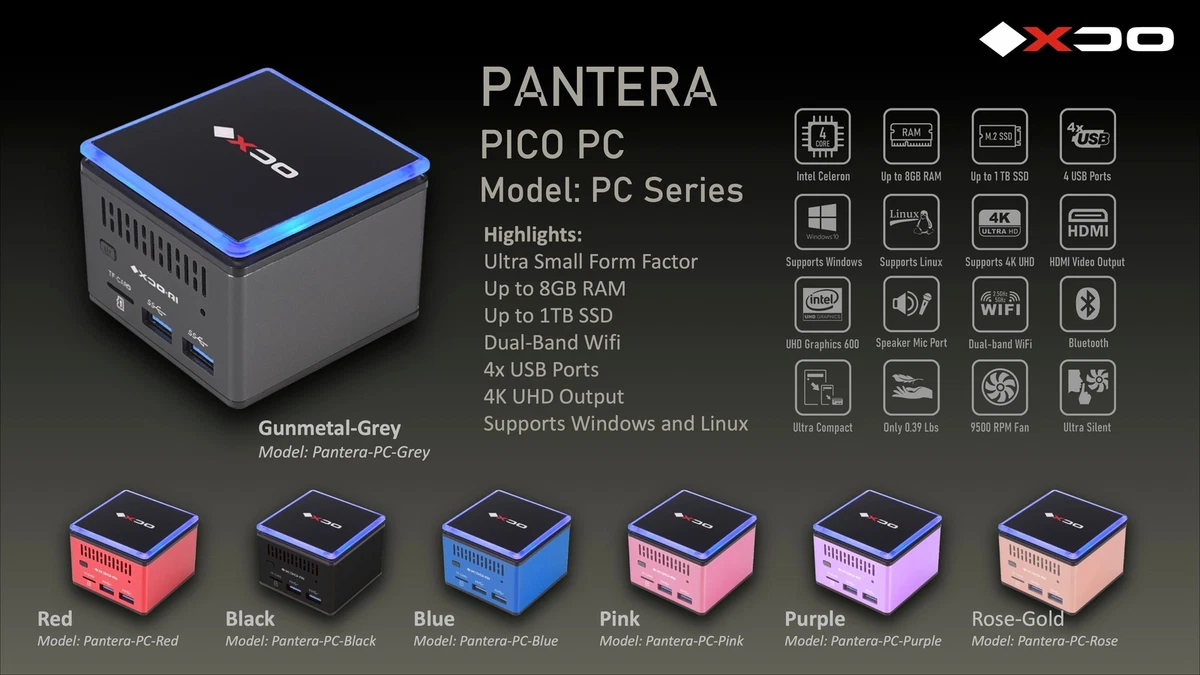 PANTERA Pico PC Tiny Desktop PC (Rose Gold) | eBay