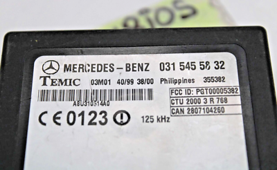 Mercedes-Benz セキュリティA219820322664 新品　未使用 Mercedes-Benz（メルセデス・ベンツ） 純正品 盗難防止用 セキュリティ