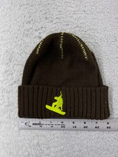 Turtle Fur Beanie Toque Youth 2-7 One Size Brown Knit Acrylic Ski Snowboard