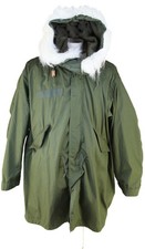 Fishtail M65 Parka Genuine Usa Army Hood Liner Full Set New Vtg Med Reg Od Og