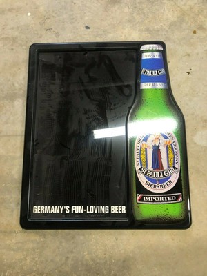 St. Pauli Girl Beer Menu Board / Sign