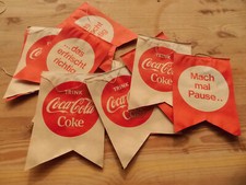 Coca Cola Wimpelkette Original 50 iger 60 iger Rockabilly