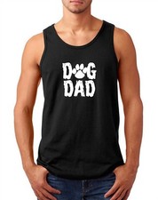 Dog Dad Tank Top for Men Funny Shirt Gift from Daughter Fathers Day Tee S-3XL