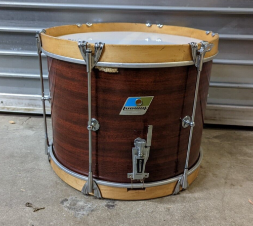 1970s Ludwig Mahogany Cortex 10x14 Drum - Picture 1 of 16