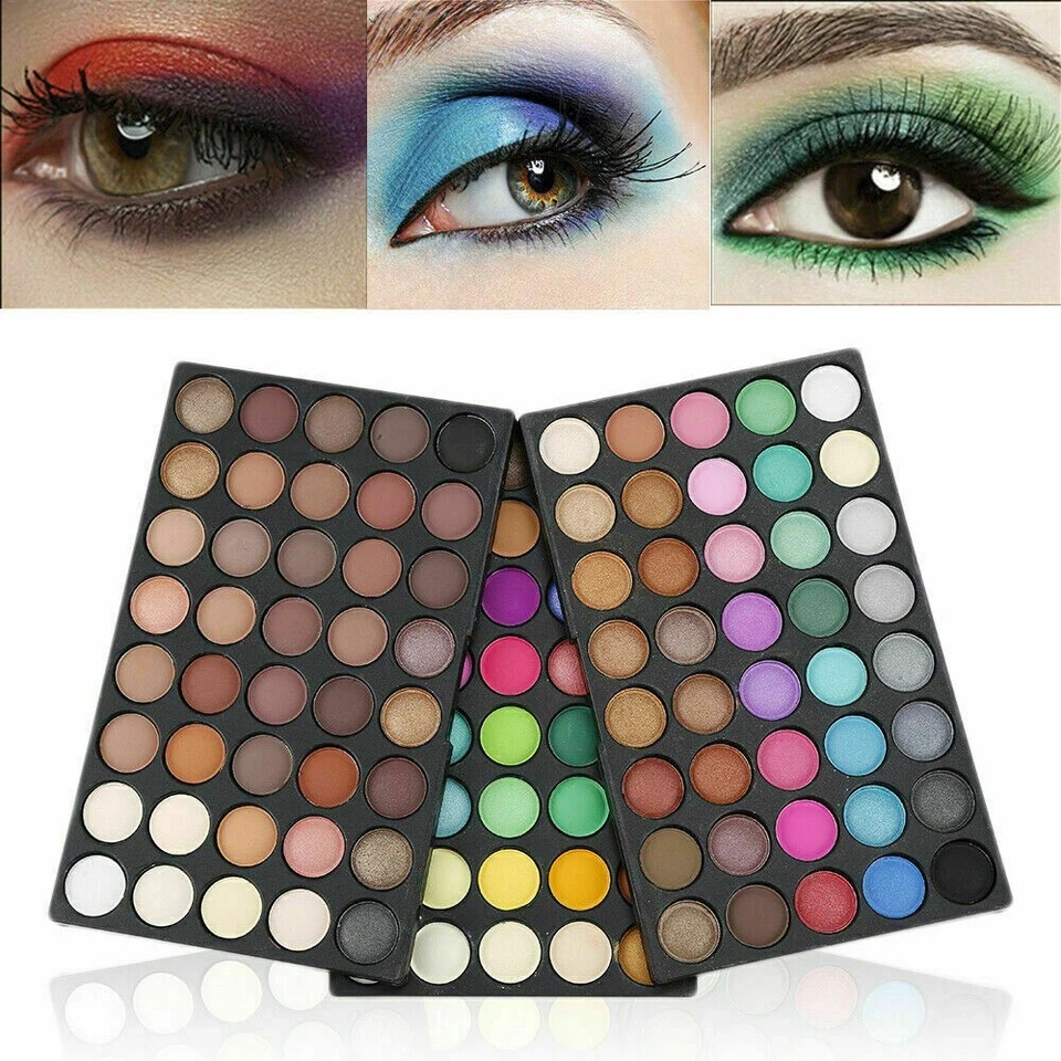 120 Colours Eye Shadow Eyeshadow Palette Makeup Make Up Kit Set Professional Box - Image 2 of 4