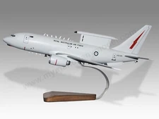 Boeing 737-7ES Wedgetail RAAF Desk Wood Airplane New Model Large Scale 1/100