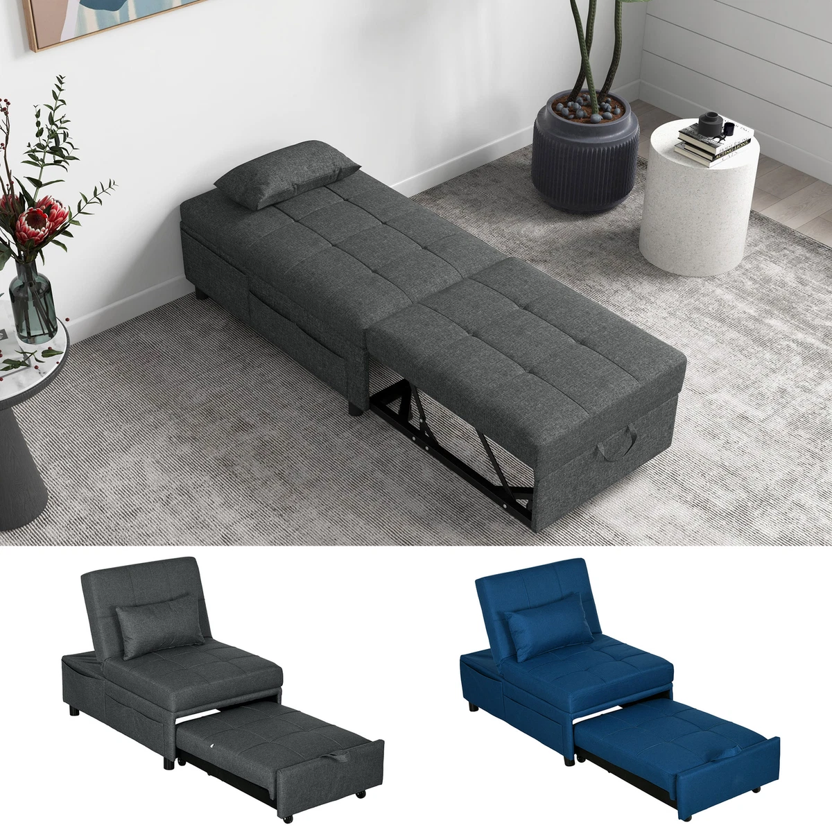 Fold back cheap sofa bed