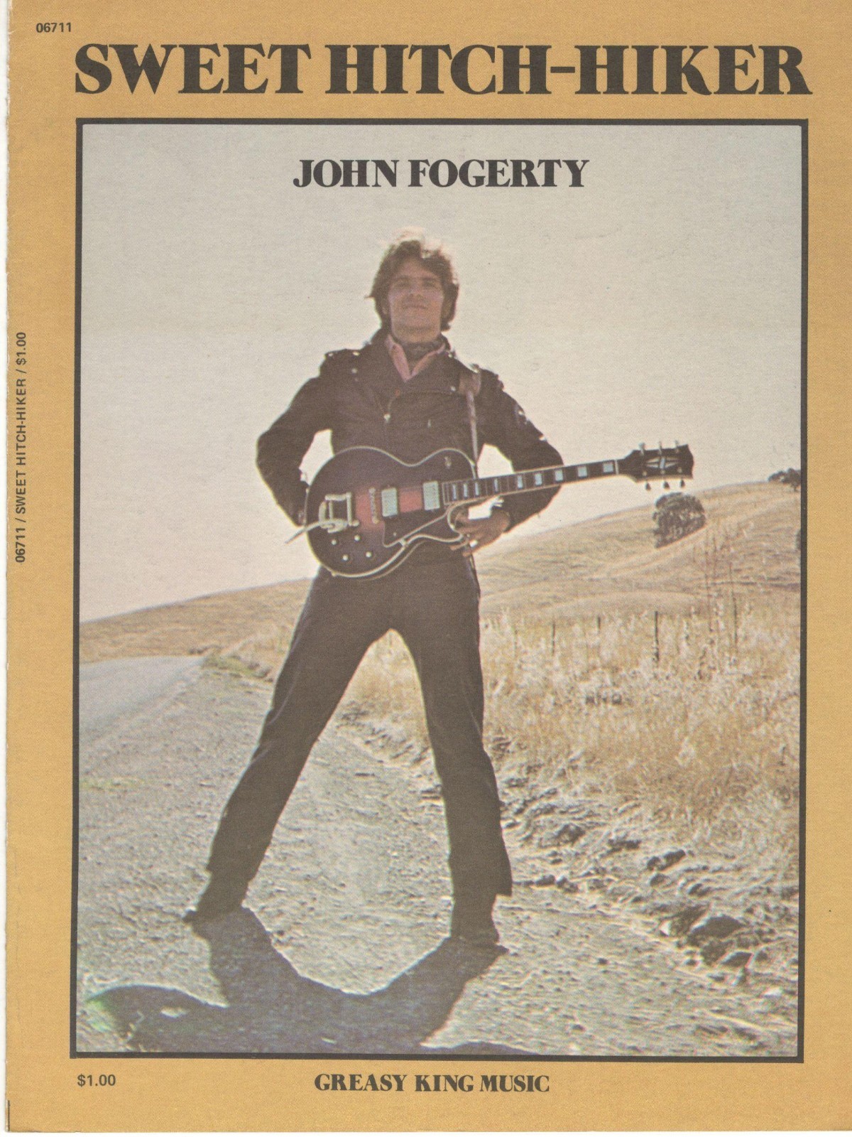 JOHN FOGERTY "SWEET HITCHHIKER" SHEET MUSIC1971PIANO/VOCAL/CHORDS
