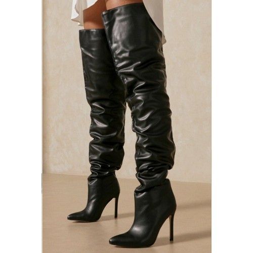 Knee Thigh Slouch Boots Party 