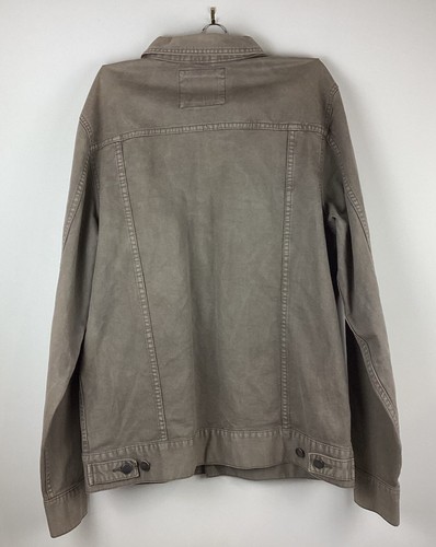 Rvca Jacket Daggers Denim Size Large Colour Mushroom - Buttons - Pockets - Picture 3 of 9