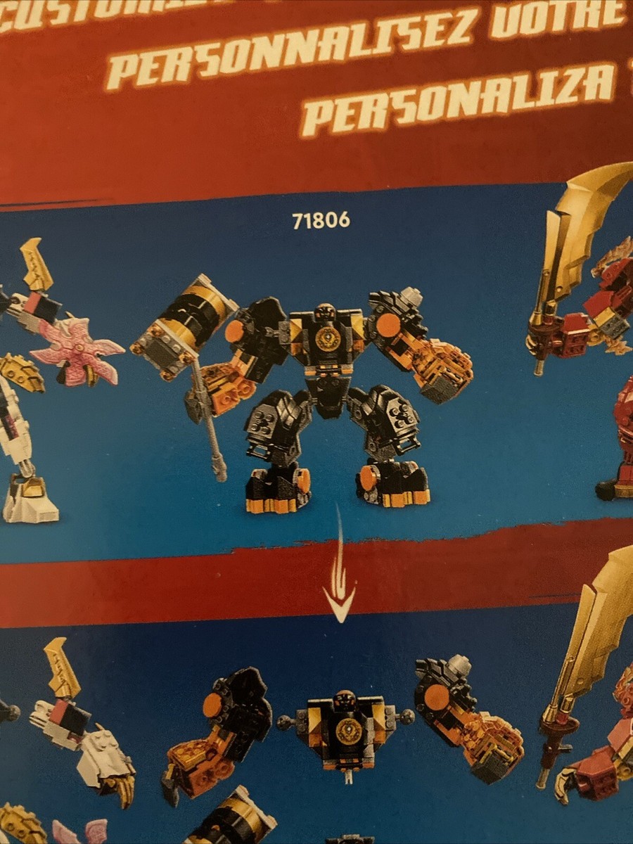 LEGO NINJAGO 71807 Sora's Elemental Tech Mech Suit Wolf Mask