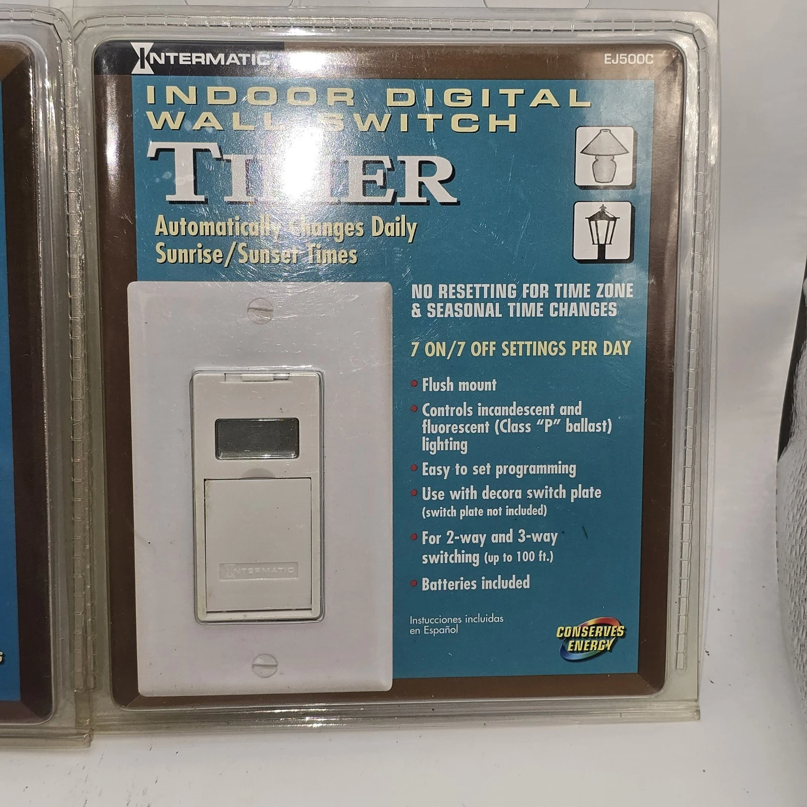 Intermatic EJ500C Electronic In-Wall Timer
