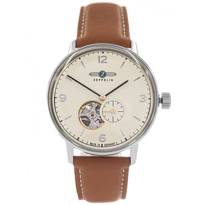 Zeppelin LZ 129 Hindenburg Sustainable Planet Edition Leather Band 8066-5N