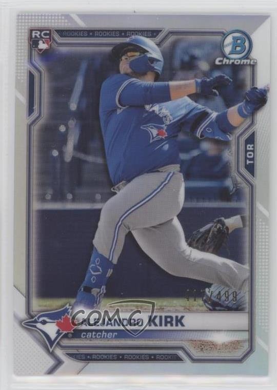 2021 Bowman Chrome Refractor 417/499 Alejandro Kirk #49 0b3