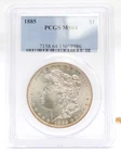 United States 1885 $1 Morgan 90% Silver Dollar Philadelphia Mint Coin PCGS MS64