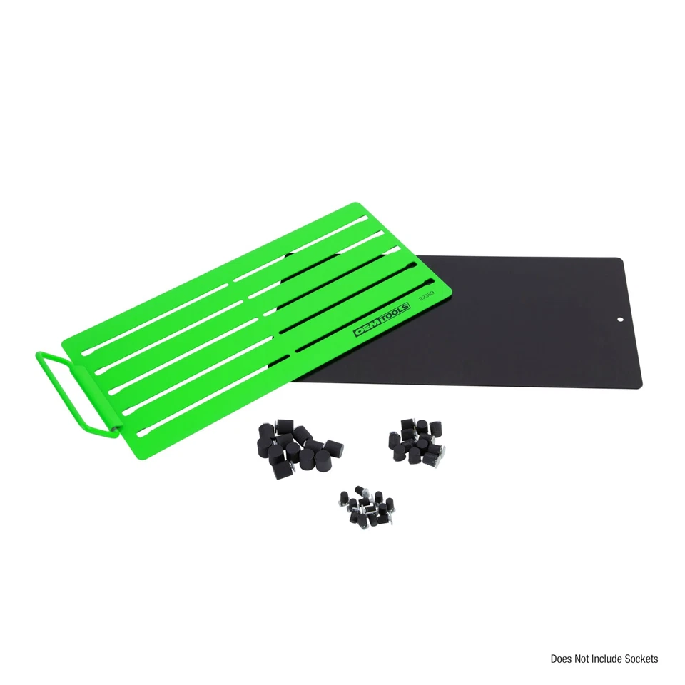 OEMTOOLS 22389 Pro Magnetic Socket Tray Customizable Ratchet Organizer Adjust... - Image 2 of 4