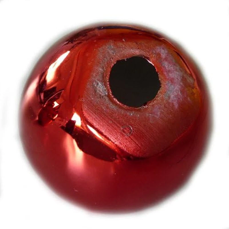 Rote Keramik Äpfel Weihnachtsdeko Tischdekoration Figur - Bild 3 von 3