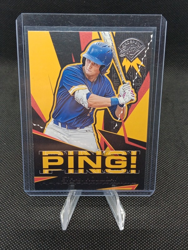 Ethan Holliday 2025 Panini Prospect Edition Ping! Colorado Rockies #9