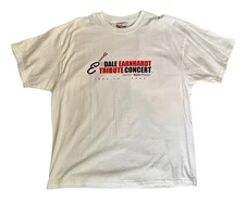 Vintage Dale Earnhardt Tribute Concert T Shirt Adult Mens XL White Racing 2003