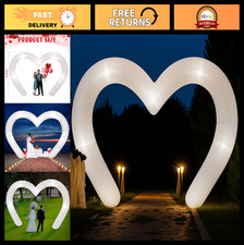 9ft Inflatable Wedding Archway with LEDs - Outdoor Decorations for Lawn  Garden