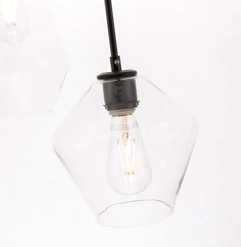 Elegant Lighting LD2268 Gene 3 Light 17"W Multi Light Pendant - Chrome - Picture 10 of 12