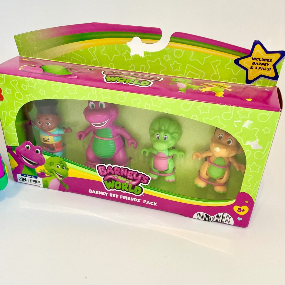 Fisher-Price – Peluche Barney 16,5 Cm – Dinosaurien Violet Tout Doux – Visage Brodé, Lavable En Machine – Dès 2 Ans – Câlin Réconfortant