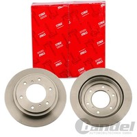 2X TRW Bremsscheiben 300Mm BelÜFtet Hinten Passend FÜR Mitsubishi Pajero |