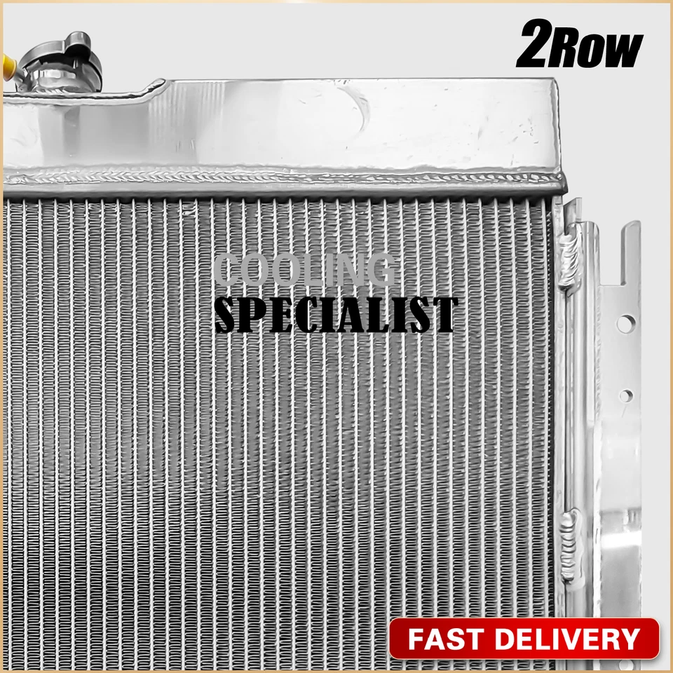 Aluminum Radiator For 1963-1968 Chevy Impala L6 V8/1964-1967 EI Camino 1965 1966 Foto 3 de 4
