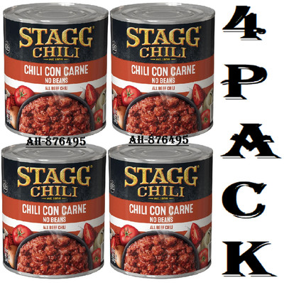 4 Pack - Stagg Chili Con Carne No Beans 108 oz.