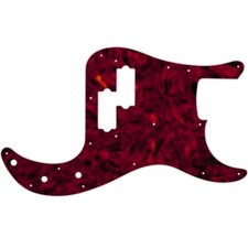 Pickguard Fender USA Precision Bass 70s CBS Single ply tortoise nitro cellulose