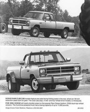1990 Dodge Ram Club Cab Pickup Diesel D350 Press Photo 0160 1990 Dodge Ram Club Cab Pickup Diesel D350 Press Photo 0160