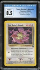 2000 Pokemon Black Star Promo 18 Team Rocket's Meowth Graded CGC 8.5