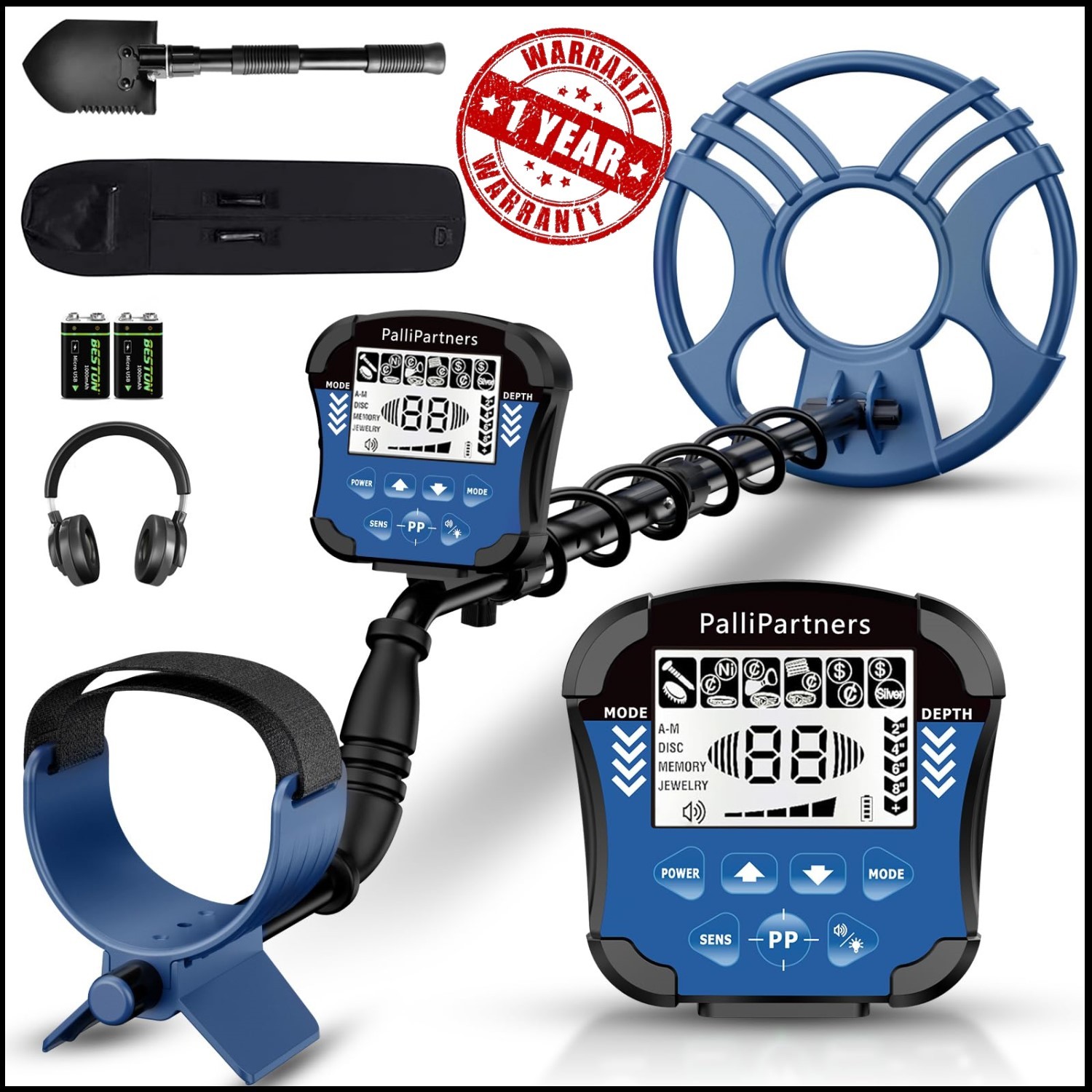 Detector De Metales Oro Y Plata Display Deep Ground Gold Finder Waterproof NUEVO