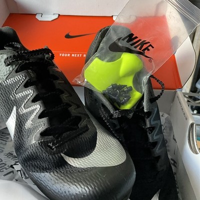 Size 6.5 - Nike Zoom Rival Black Metallic Silver