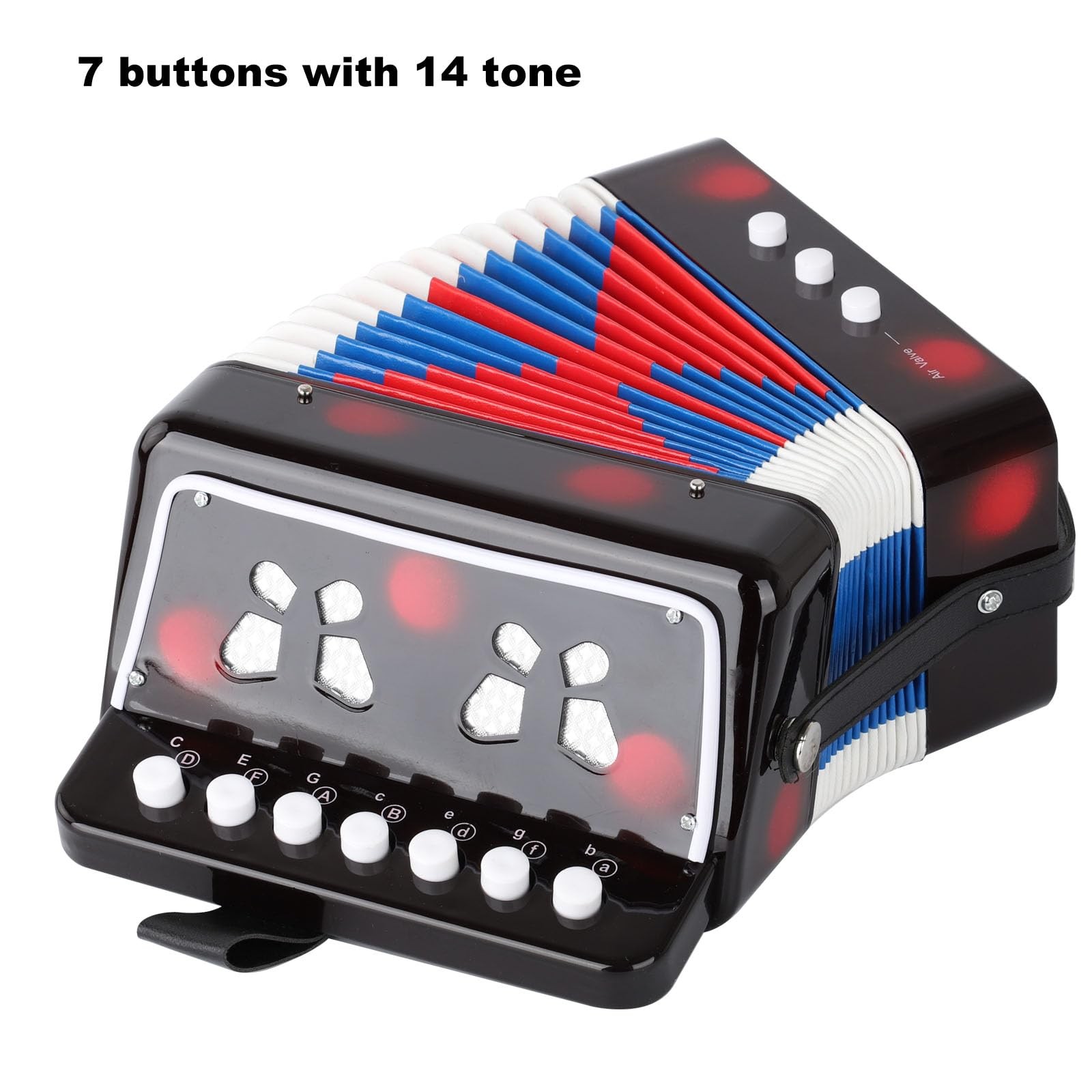 BGMUSER kids Accordion 10 Buttons Keys Toy Accordion MIni Accordian Musical I...