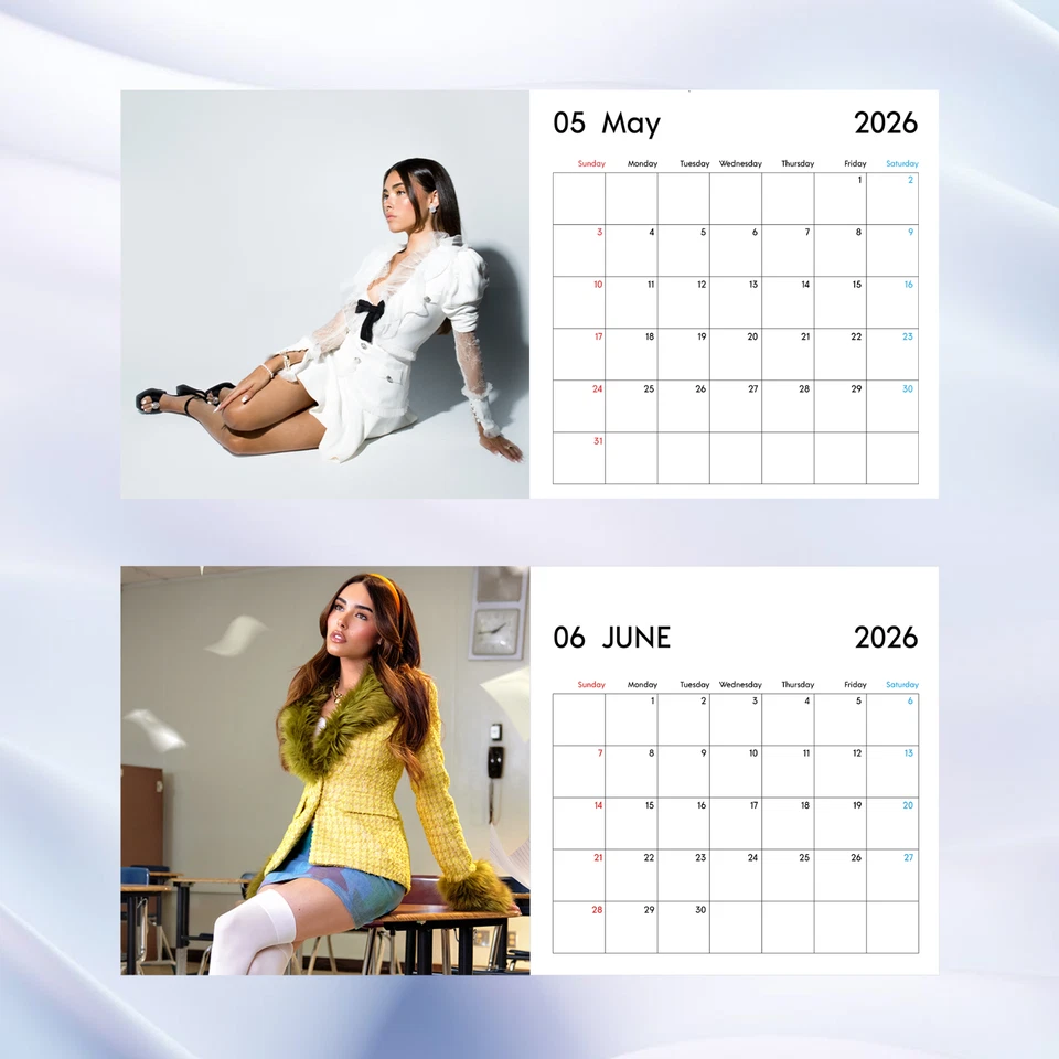 Madison Beer 2026 Calendar, Pop Star Wall Calendar, Teen Idol Gift Idea - Image 4 of 4