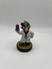 Nintendo Amiibo Dr. Mario Super Smash Bros Figure Tested Authentic
