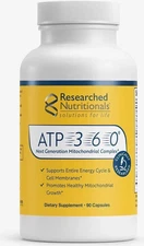 Researched Nutritionals ATP 360 Dietary suppliment Energy complex 90 Capsule
