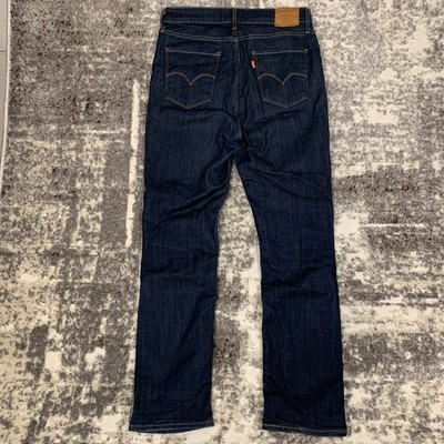 LEVIS Premium Damen 724 High Rise Straight Jeans Größe W31 L30  Blau