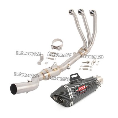 For CF-Moto 675SR 2024-2025 Motorcycle Exhaust Front Header Link Muffler Tips