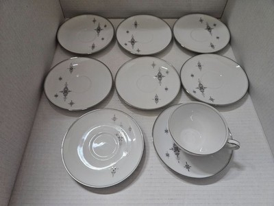 Noritake Stella Atomic Look Cup & Saucers 9PCS EXCELLENT!!